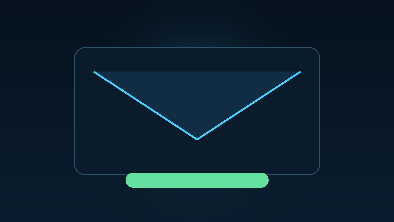 Illustratie van een digitaal contactbericht